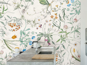 ERBARIO - Natural wallpaper, PVC free, eco-friendly, washable - Wallpaper by WallPepper®/Group