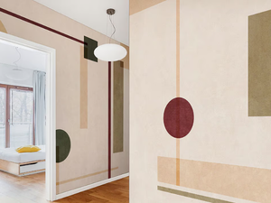 EUCLIDE - Geometric wallpaper, PVC free, eco-friendly, washable - Wallpaper by WallPepper®/Group