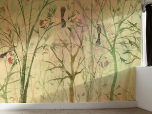 FENICE - Oriental wallpaper, eco-friendly, PVC free and washable - Wallpaper by WallPepper®/Group