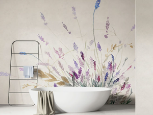 FIORI DI LAVANDA - PVC free, eco-friendly, washable wallpaper - Wallpaper by WallPepper®/Group