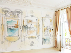 FLORENCE FROM A BEAUTIFUL PALACE - PVC free, eco-friendly, washable wallpaper - Wallpaper by WallPepper®/Group