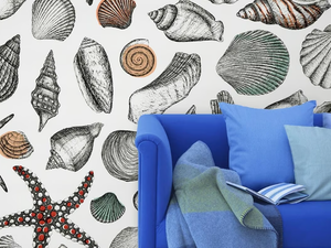 FONDALE - Tropical wallpaper, PVC free, eco, washable - Wallpaper by WallPepper®/Group