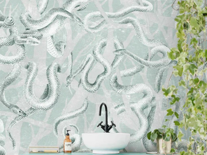 GARDEN OF EDEN - Tropical wallpaper, eco-friendly, PVC free and washable - Wallpaper by WallPepper®/Group