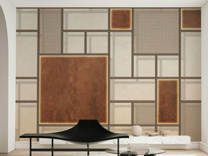 GRID - PVC free, eco-friendly, washable wallpaper - Wallpaper by WallPepper®/Group