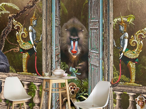 JUNGLE - Tropical wallpaper, PVC free, eco, washable - Wallpaper by WallPepper®/Group