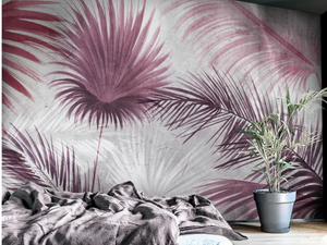 MACRO MIAMI - Tropical wallpaper, eco-friendly, PVC free and washable - Wallpaper by WallPepper®/Group