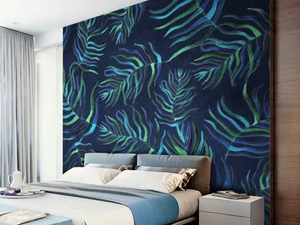 PRISMATIC PALM - Tropical wallpaper, eco-friendly, PVC free and washable - Wallpaper by WallPepper®/Group
