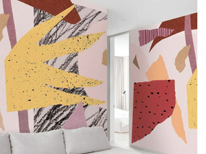 ROYAL WATERMELON - Tropical wallpaper, eco-friendly, PVC free and washable - Wallpaper by WallPepper®/Group