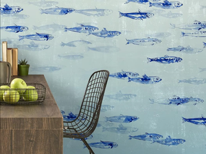 SARDINIA - Tropical wallpaper, PVC free, eco, washable - Wallpaper by WallPepper®/Group