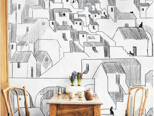 SOMEWHERE - Modern wallpaper, eco-friendly, PVC free and washable - Wallpaper by WallPepper®/Group