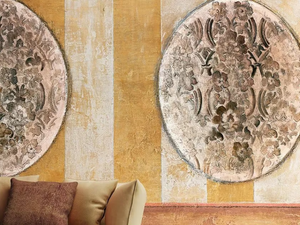 TAPPEZZERIA DIPINTA RITROVATA - Classic wallpaper, eco-friendly, PVC free and washable - Wallpaper by WallPepper®/Group