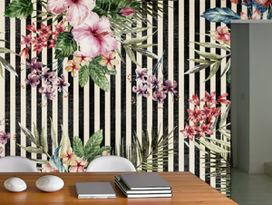 TIPICAL TROPICAL - Ecological washable PVC free wallpaper - Wallpaper by WallPepper®/Group