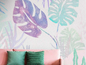 TROPICAL PEARL - Tropical wallpaper, eco-friendly, PVC free and washable - Wallpaper by WallPepper®/Group