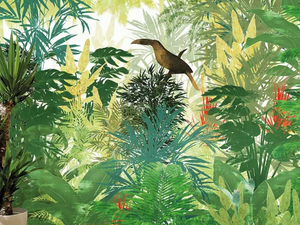 TROPICANA - Tropical wallpaper, PVC free, eco, washable - Wallpaper by WallPepper®/Group