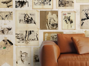W GINO - Industrial and modern wallpaper, PVC free, eco, washable - Wallpaper by WallPepper®/Group