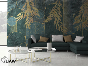 BASTILLE - Nonwoven wallpaper with floral pattern - Wallpaper by WALLYART