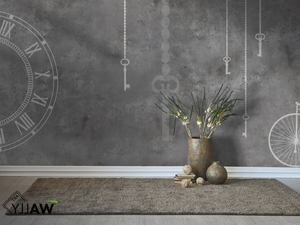 CLEF - Stone effect fire retardant washable nonwoven wallpaper - Wallpaper by WALLYART