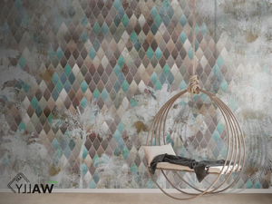 DREAM - Fire retardant washable encaustic effect nonwoven wallpaper - Wallpaper by WALLYART