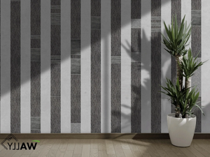 FABRIC - Striped fire retardant washable nonwoven wallpaper - Wallpaper by WALLYART