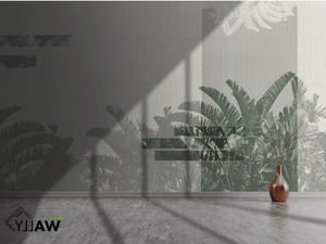 RIO - Fire retardant washable Tropical nonwoven wallpaper - Wallpaper by WALLYART