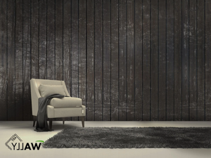 STAVES - Wood effect fire retardant washable nonwoven wallpaper - Wallpaper by WALLYART