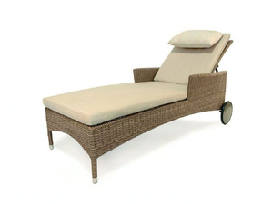 ACAPULCO - Recliner resin sun lounger with castors - Armchair by Walters