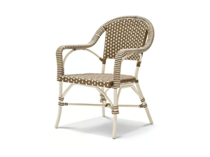 ADELE - Resin garden chair with armrests - Chair by Walters