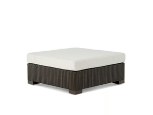 ATLANTIC - Square resin garden footstool - Pouf by Walters