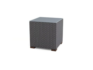 ATLANTIC - Square resin garden side table - Side table by Walters