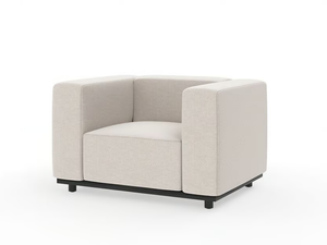 CAPE - Fabric garden armchair with armrests - Armchair by Walters