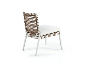 DELTA 20" - Upholstered aluminium garden chair - Chair by Walters