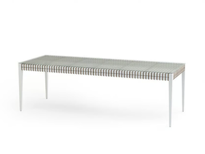 DELTA - Rectangular aluminium dining table - Table by Walters