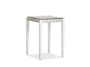 DELTA - Square aluminium coffee table - Side table by Walters