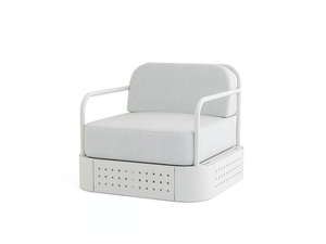 LIFESAVER - Garden fabric easy chair with armrests - Armchair by Walters
