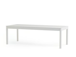 LIFESAVER - Rectangular powder coated aluminium dining table - Table by Walters
