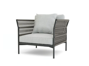 LONGSHORE - Aluminium garden armchair with armrests - Armchair by Walters