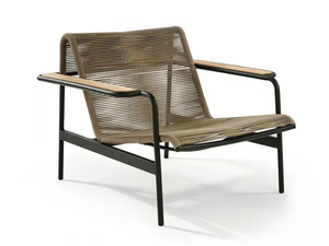 MECOX - Garden rope easy chair with armrests - Armchair by Walters
