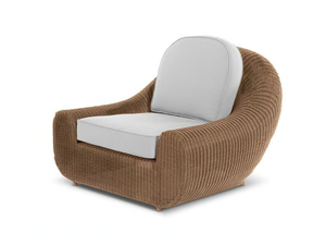 RANDI - Club resin garden armchair with armrests - Armchair by Walters
