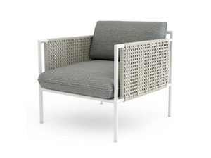 SUMMER - Garden aluminium easy chair with armrests - Armchair by Walters