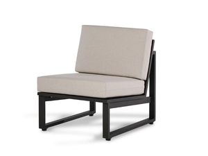 TIDAL - Garden upholstered aluminium easy chair - Armchair by Walters