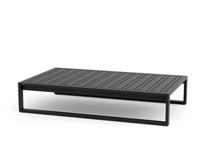 TIDAL - Rectangular aluminium coffee table - Side table by Walters
