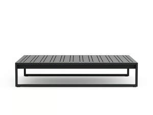 TIDAL - Rectangular aluminium coffee table - Side table by Walters