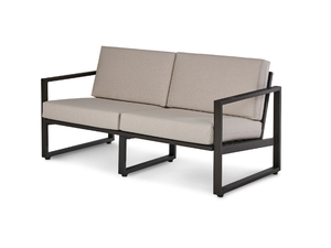 TIDAL - Upholstered 2 seater aluminium garden sofa - Sofa by Walters
