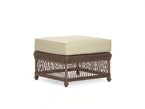 WATER - Square resin garden footstool - Pouf by Walters