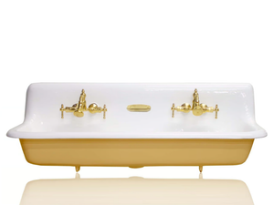 CALDWELL - Double cast iron washbasin - Washbasin by WatermarkFixtures