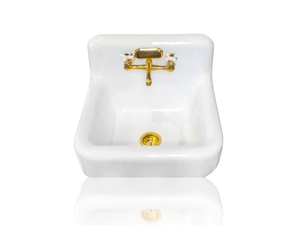 CIRCE D’ACADIA - Wall-mounted cast iron washbasin - Washbasin by WatermarkFixtures
