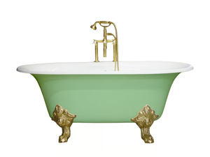 EDWARDIAN CIRCE - Freestanding oval cast iron bathtub - Bathtub by WatermarkFixtures