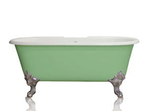 EDWARDIAN PLONGÉ - Freestanding oval cast iron bathtub - Bathtub by WatermarkFixtures