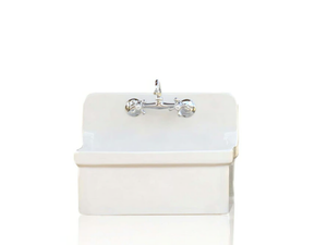 GILFORD - Single cast iron washbasin - Washbasin by WatermarkFixtures