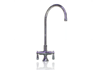 INDUSTRIAL SINGLE FAUCET - 1 hole countertop brass washbasin mixer - Tap by WatermarkFixtures